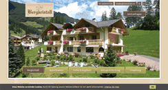 Desktop Screenshot of bergkristall-ahrntal.com